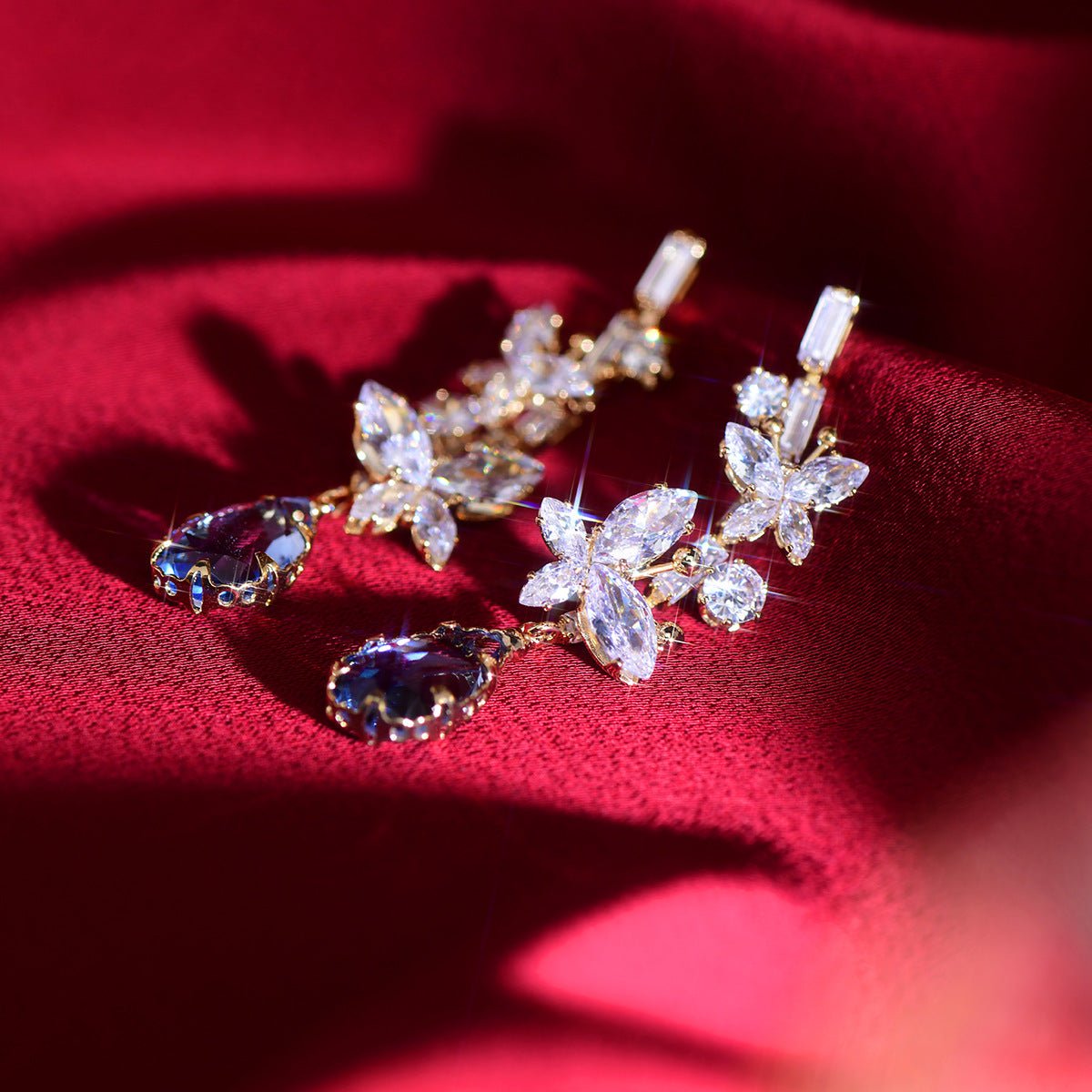 Schmetterlings-Ohrhänger - Yolanda