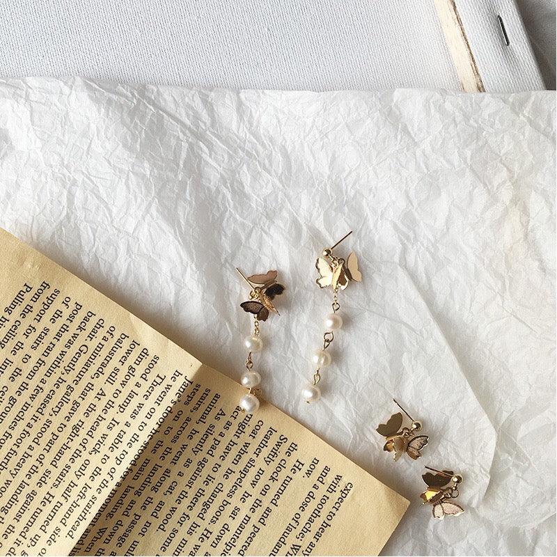 Schmetterlingsohrringe (2 Stile)