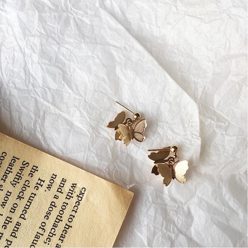 Schmetterlingsohrringe (2 Stile)