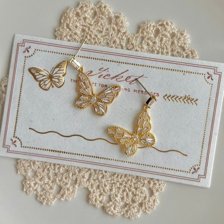 Schmetterlingsohrringe - Analena