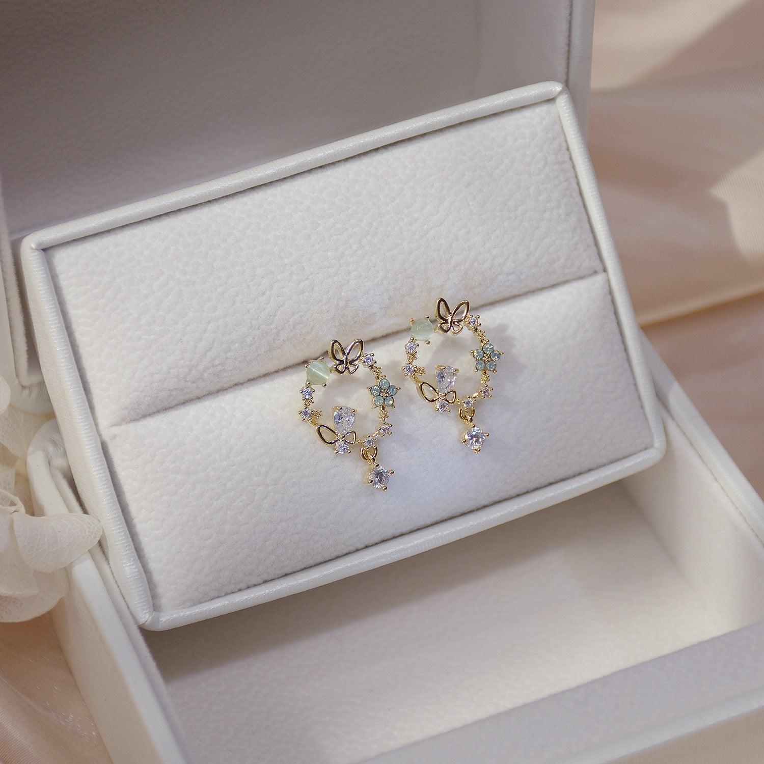 Schmetterlingsohrringe - Annie