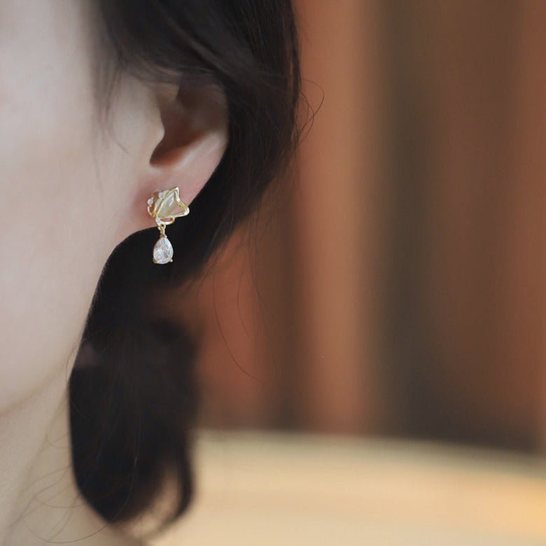 Schmetterlingsohrringe - Eileen