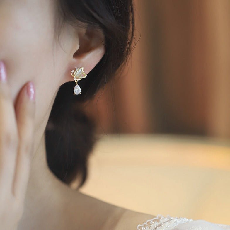 Schmetterlingsohrringe - Eileen