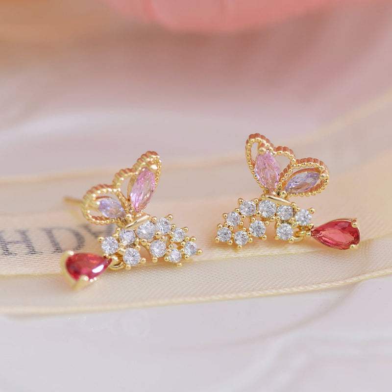 Schmetterlingsohrringe - Gillian