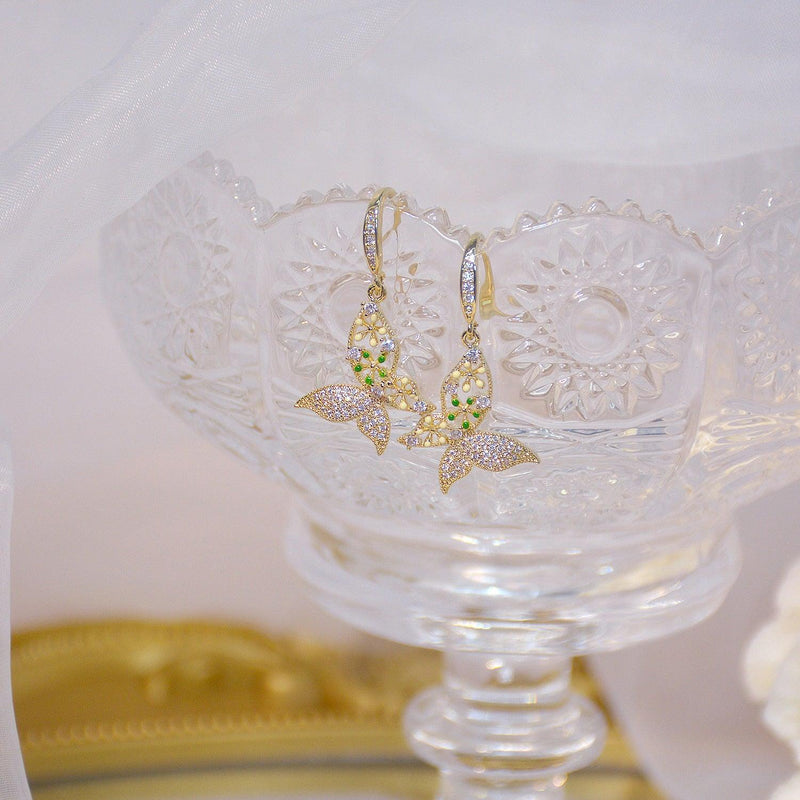 Schmetterlingsohrringe - Jocelyn