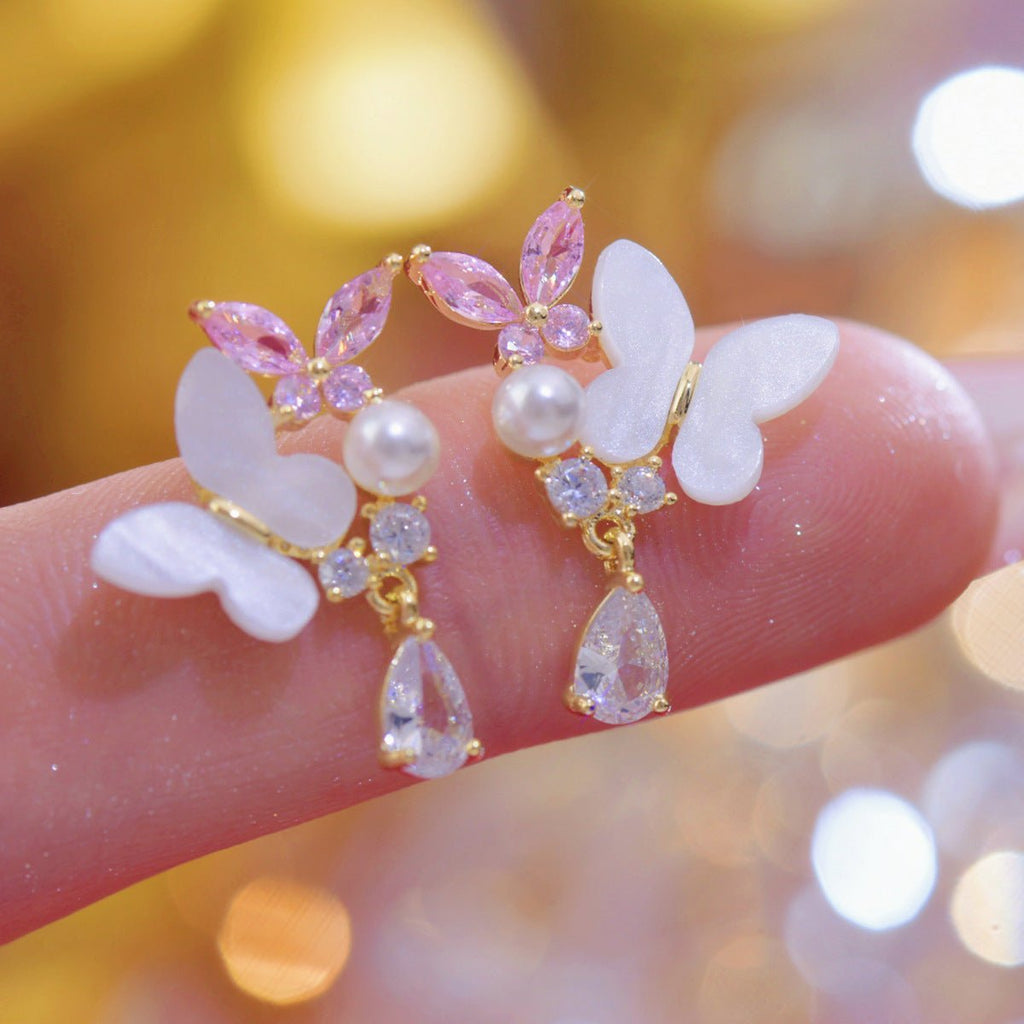 Schmetterlingsohrringe - Juliana