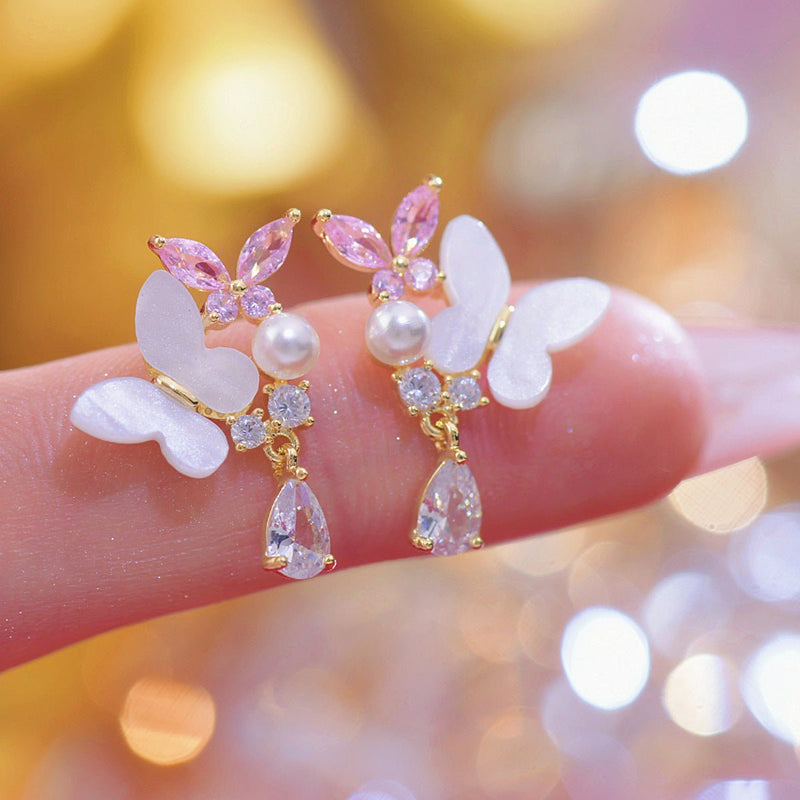 Schmetterlingsohrringe - Juliana