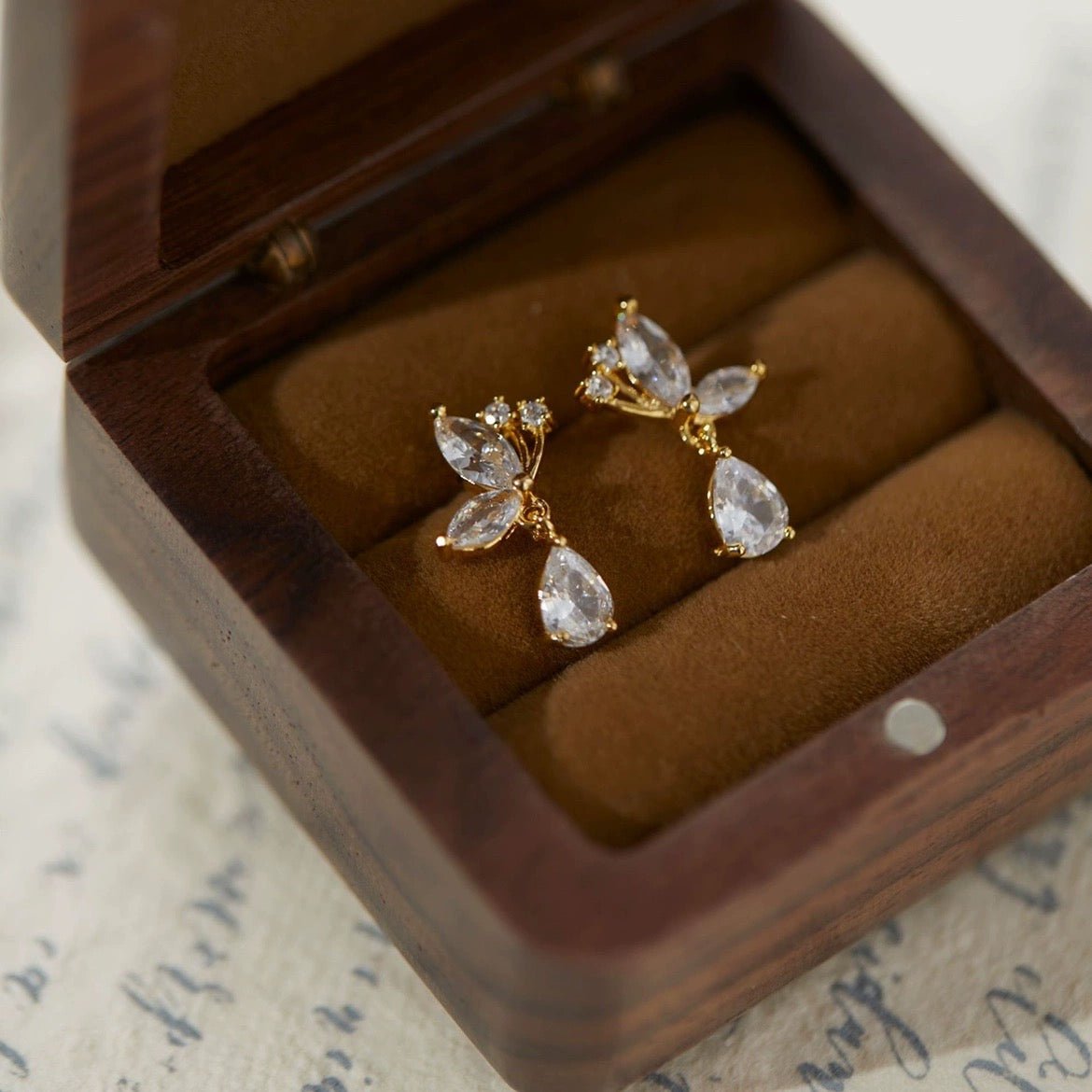 Schmetterlingsohrringe - Lorraine