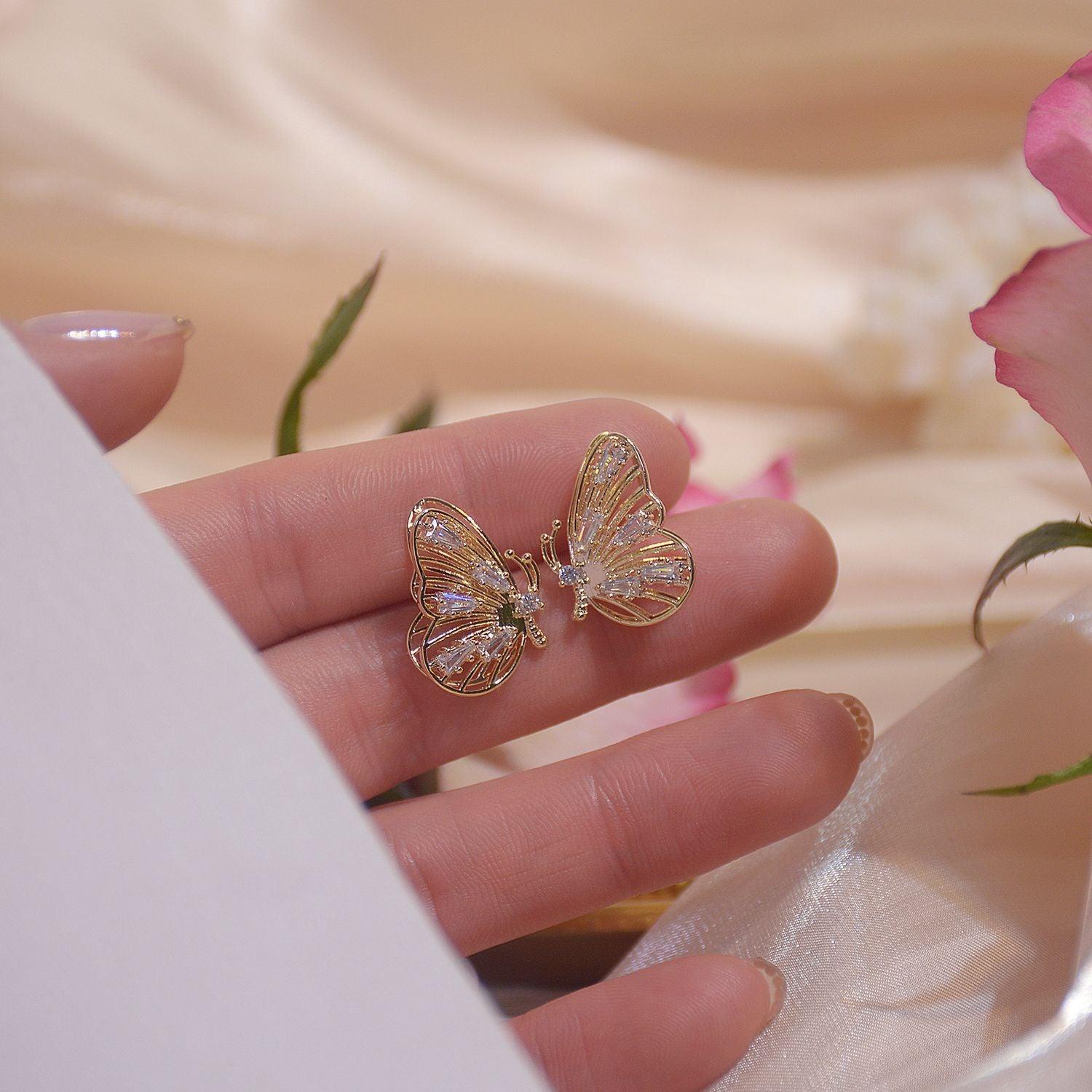 Schmetterlingsohrringe - Vanessa