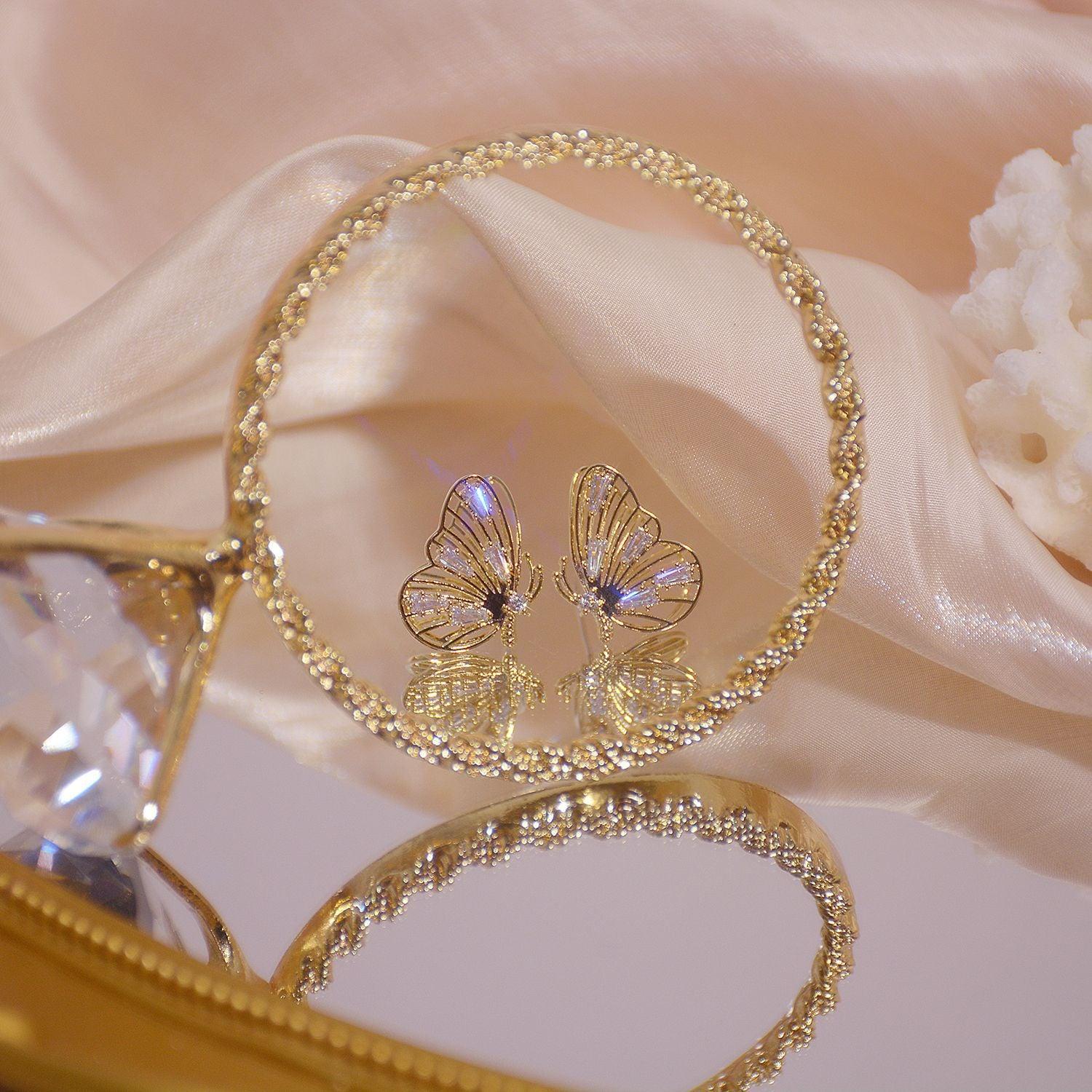 Schmetterlingsohrringe - Vanessa