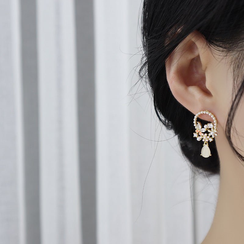 Schmetterlingsblumen-Ohrringe - Lyric