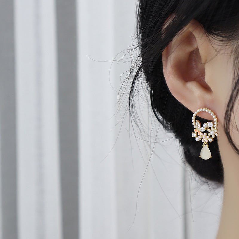 Schmetterlingsblumen-Ohrringe - Lyric