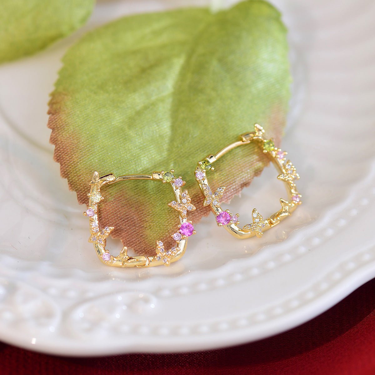 Schmetterling Creolen - Carrie