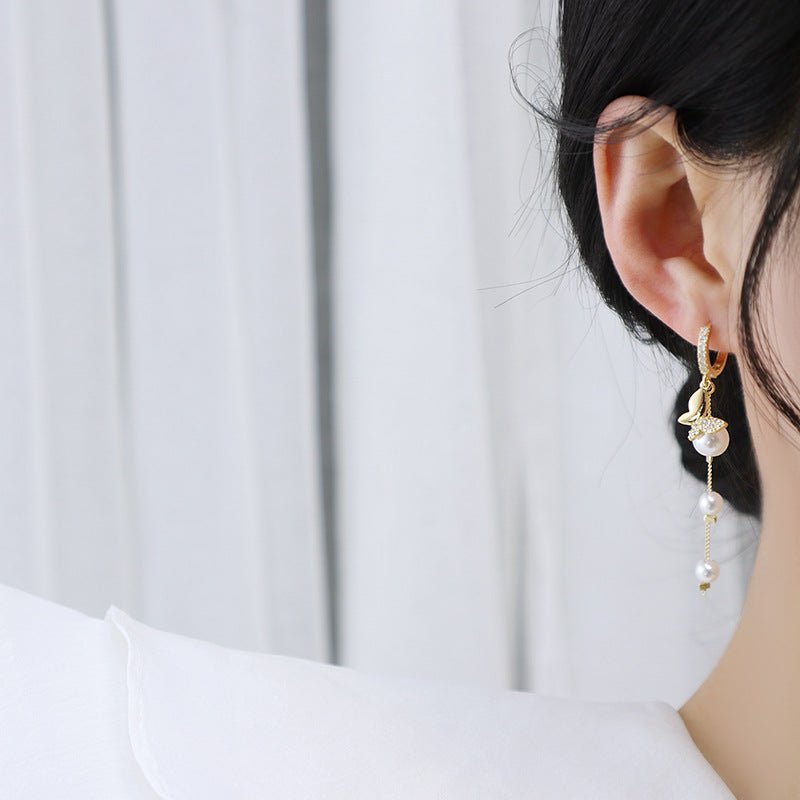 Schmetterling Huggie Ohrringe