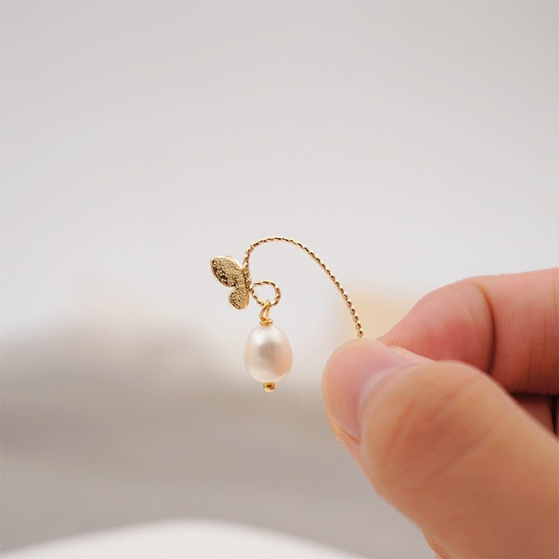 [Ausverkauf] Schmetterling Perlen Ohrringe