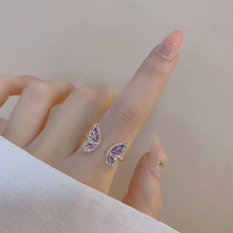 Schmetterlingsring-Set