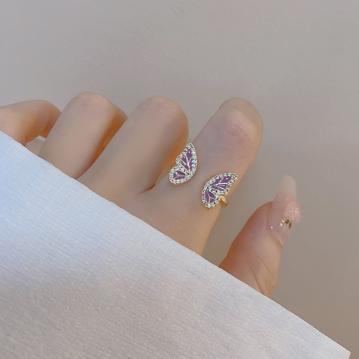 Schmetterlingsring-Set