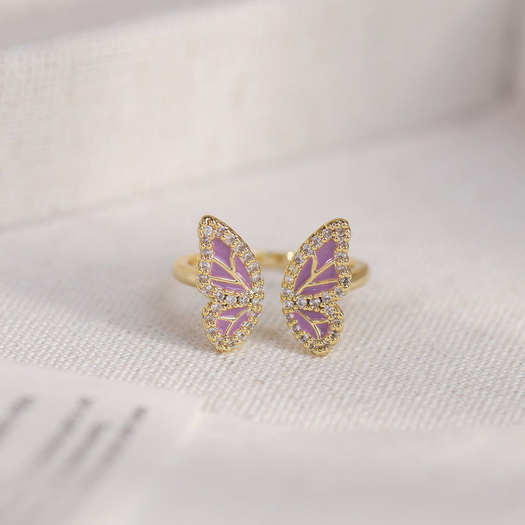 Schmetterlingsring-Set