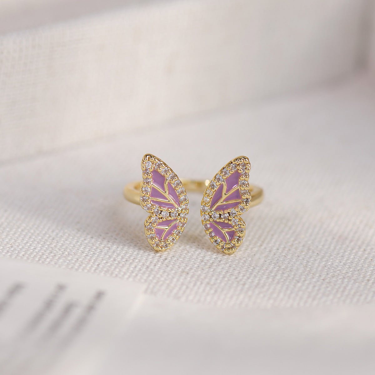 Schmetterlingsring-Set