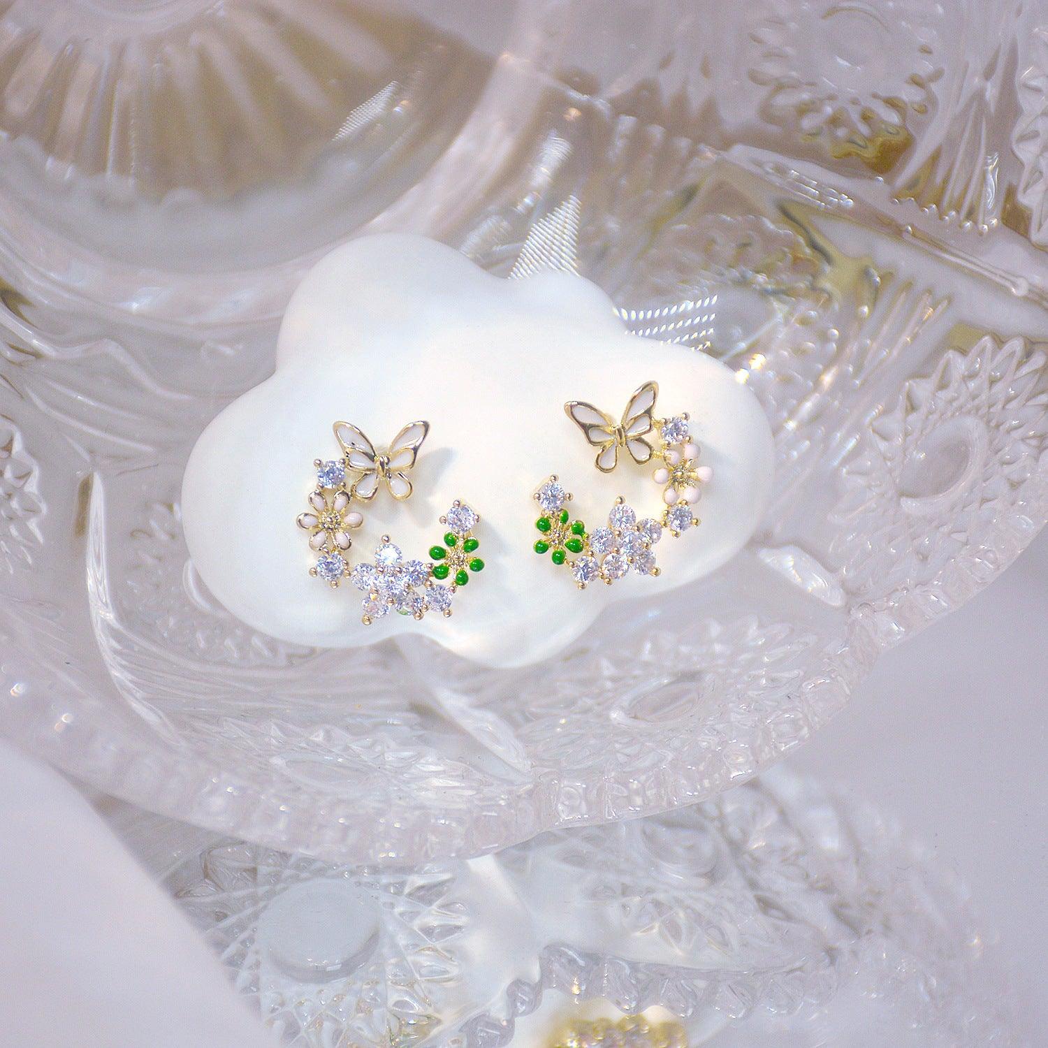 Schmetterling Ohrstecker - Nadia