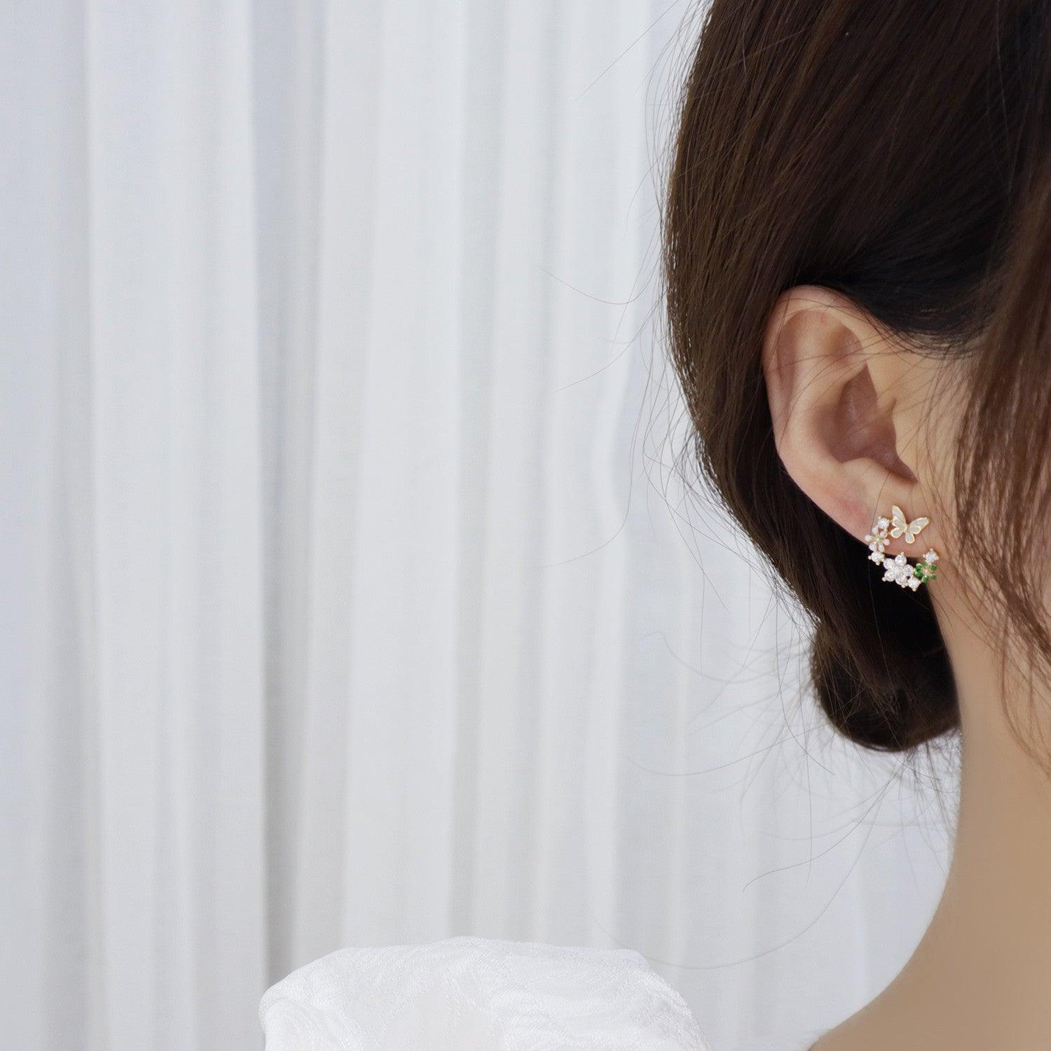 Schmetterling Ohrstecker - Nadia