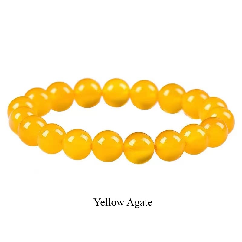 Carmiora Naturstein-Quarz-Heilperlen-Armband