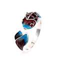 Carmiora Koi Fisch Weißer Kupfer Balance Ring