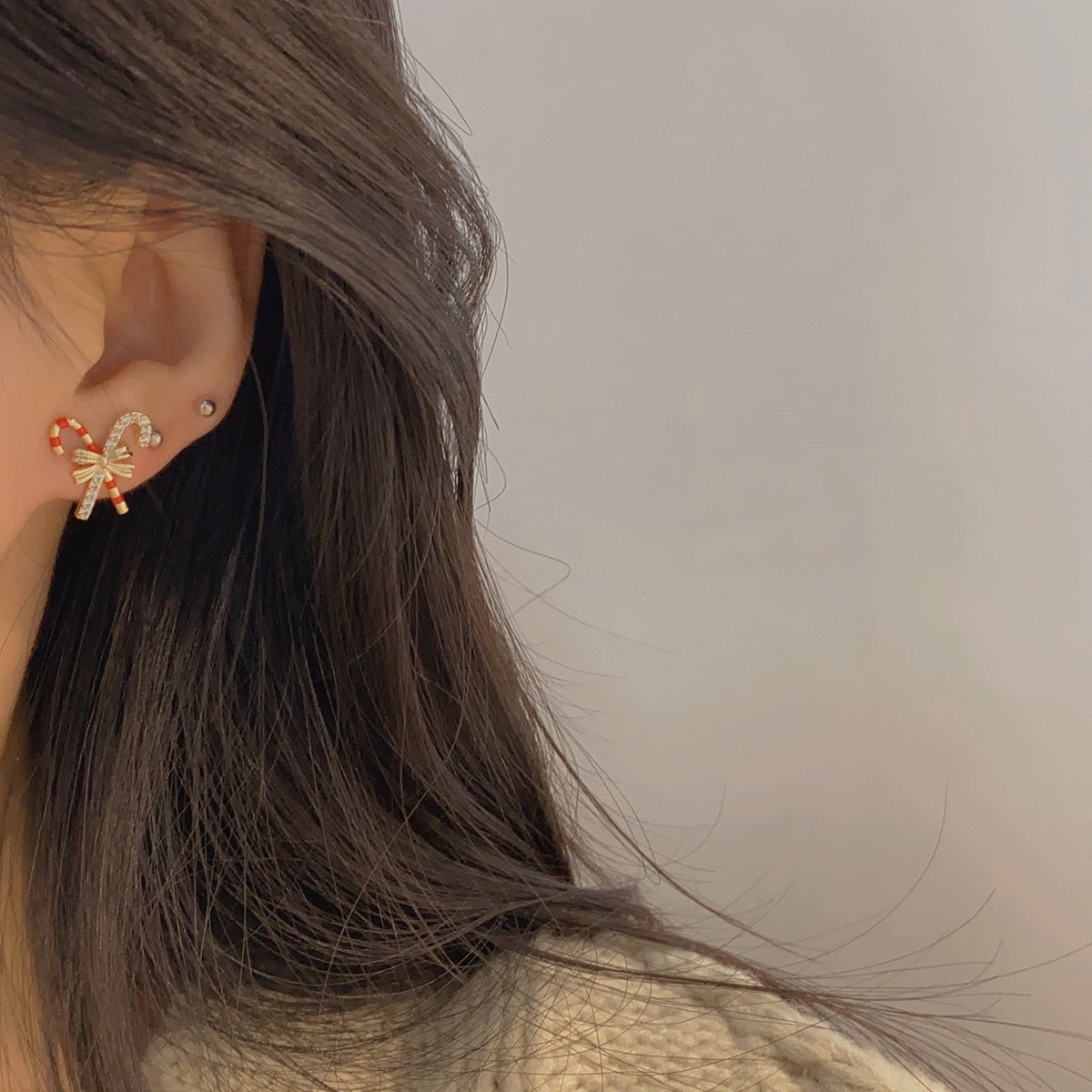 Zuckerstangen-Ohrstecker