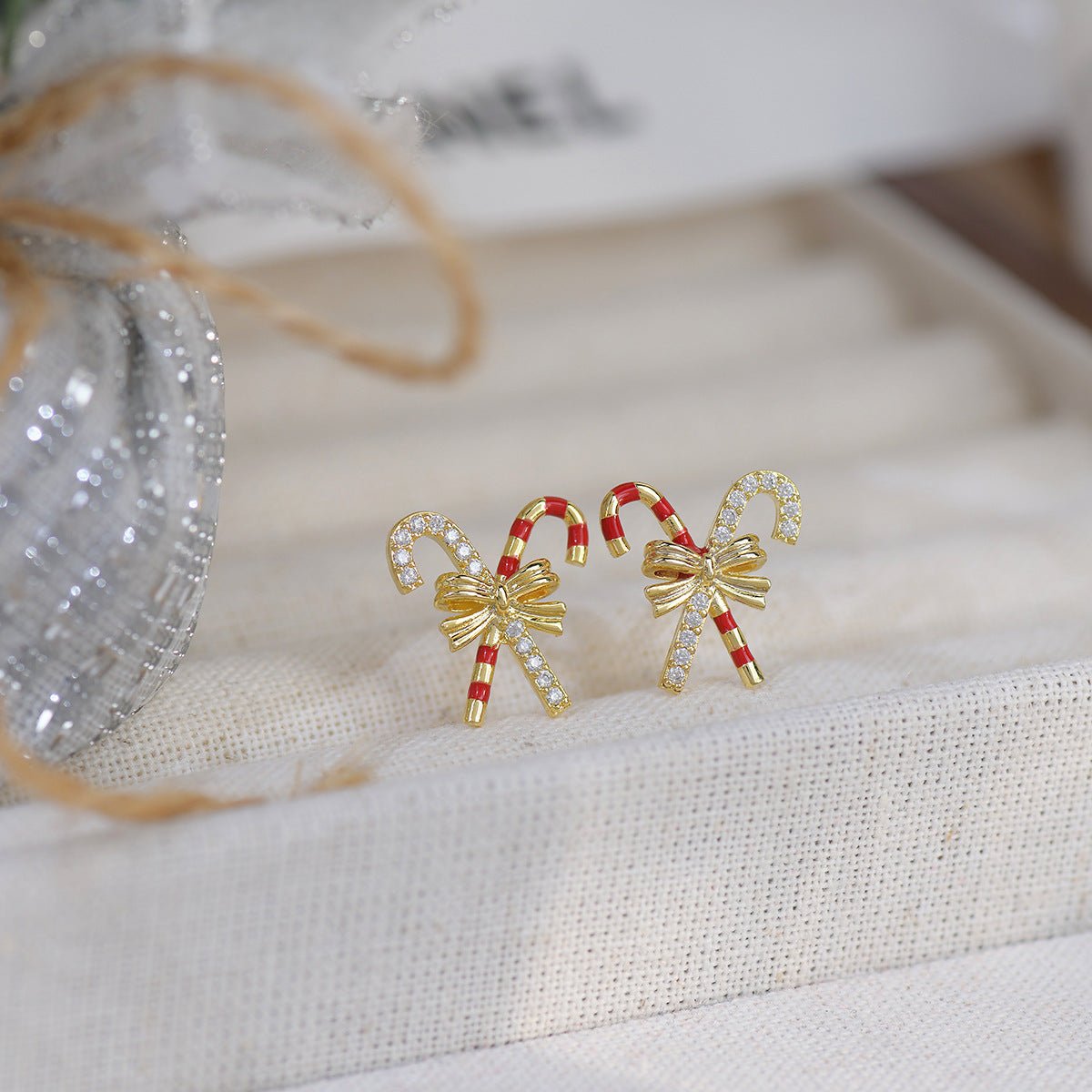 Zuckerstangen-Ohrstecker