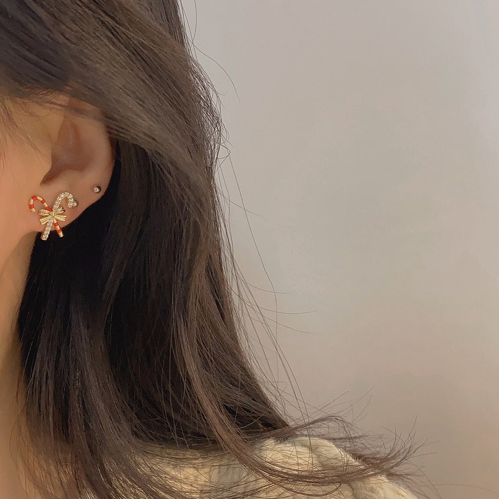 Zuckerstangen-Ohrstecker