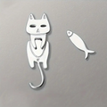 Chavri - Sterling Cat Fisch-Ohrstecker