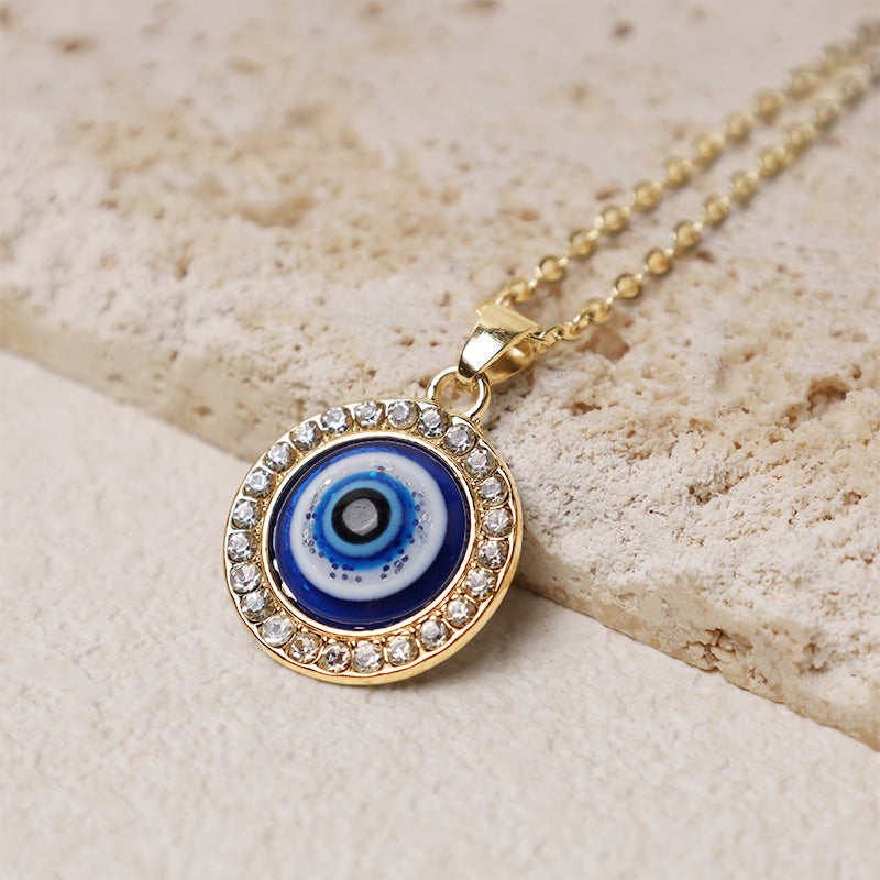 Carmiora Evil Eye Schutz hält böse Geister fern. Halsketten-Anhänger