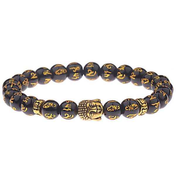 Carmiora tibetisches Buddha-Mantra-Amulett-Armband