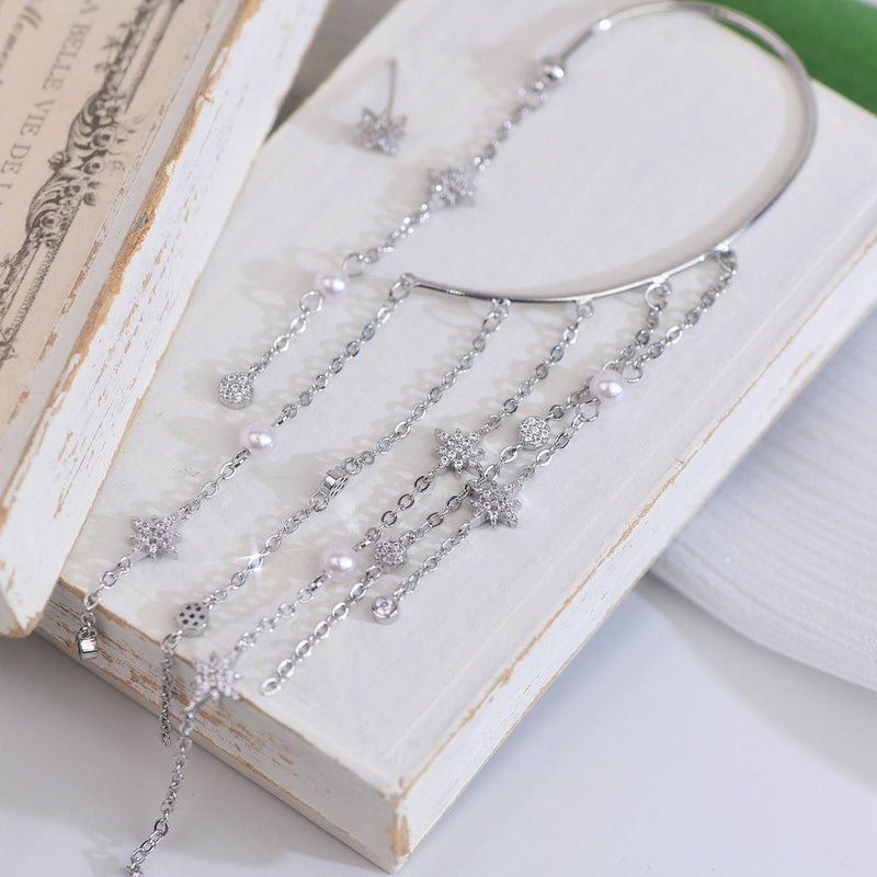 Himmlisches Set aus Ohrstecker und Ohrringen - Ashley