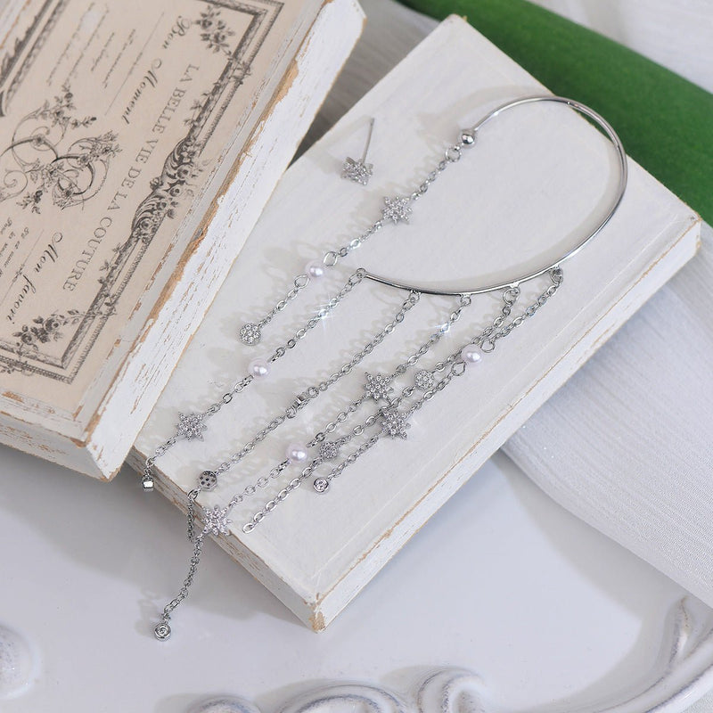 Himmlisches Set aus Ohrstecker und Ohrringen - Ashley