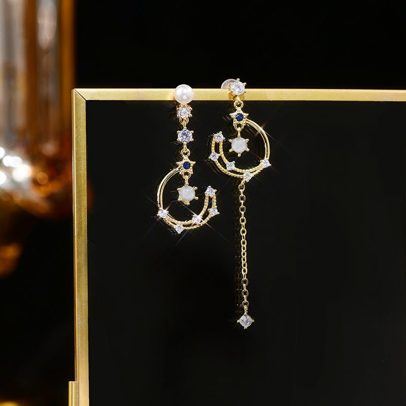 Himmlische Tropfenohrringe - Azurblau