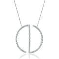 Himmlische Silber Charm Halskette