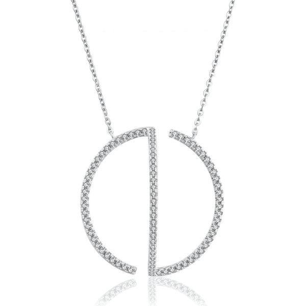 Himmlische Silber Charm Halskette