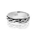 Keltischer Knoten Angst Spinner Ring