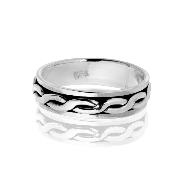 Keltischer Knoten Angst Spinner Ring