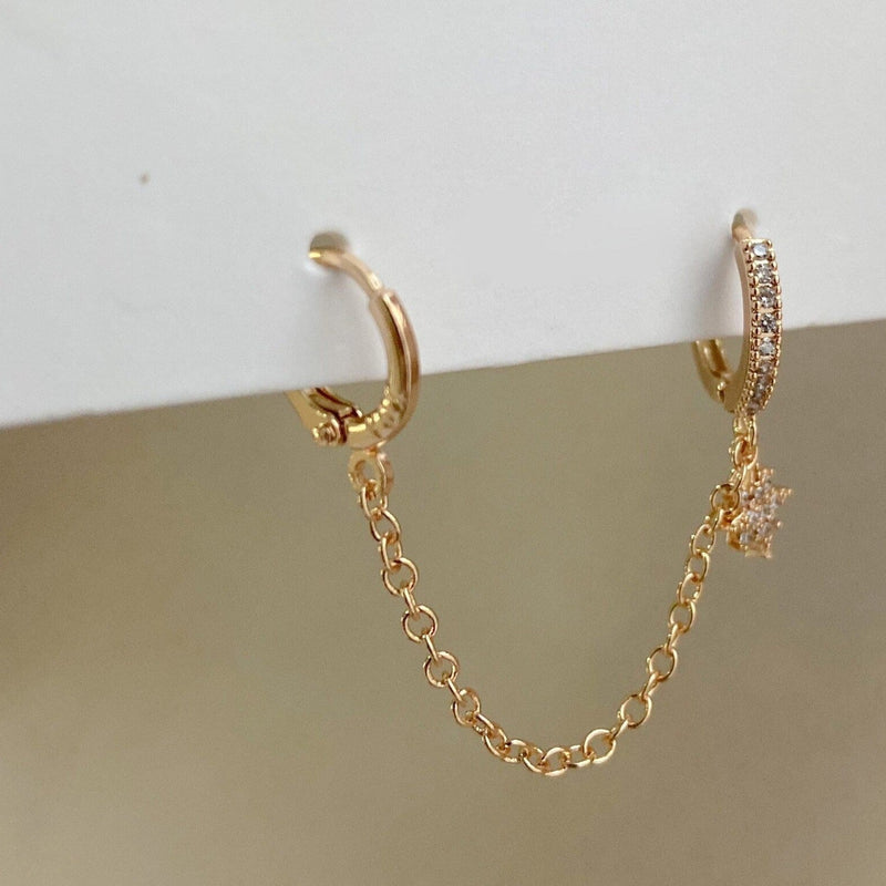 Chavri - Glamouröse CK-Reifen-Ohrringe