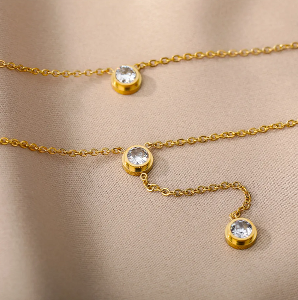 Carmiora - Zweistufige Modische Halskette