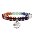 Chakra-Perlenarmband