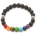 Chakra Lava Armband