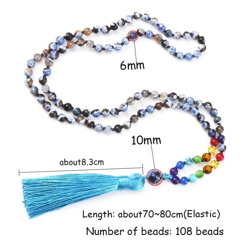Chakra Mala Halskette