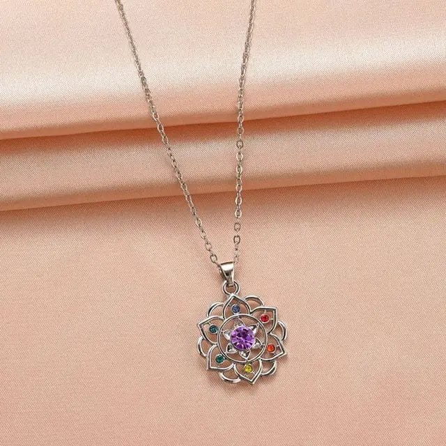 Halskette mit Chakra-Anhänger