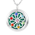 Chakra-Symbol-Halskette