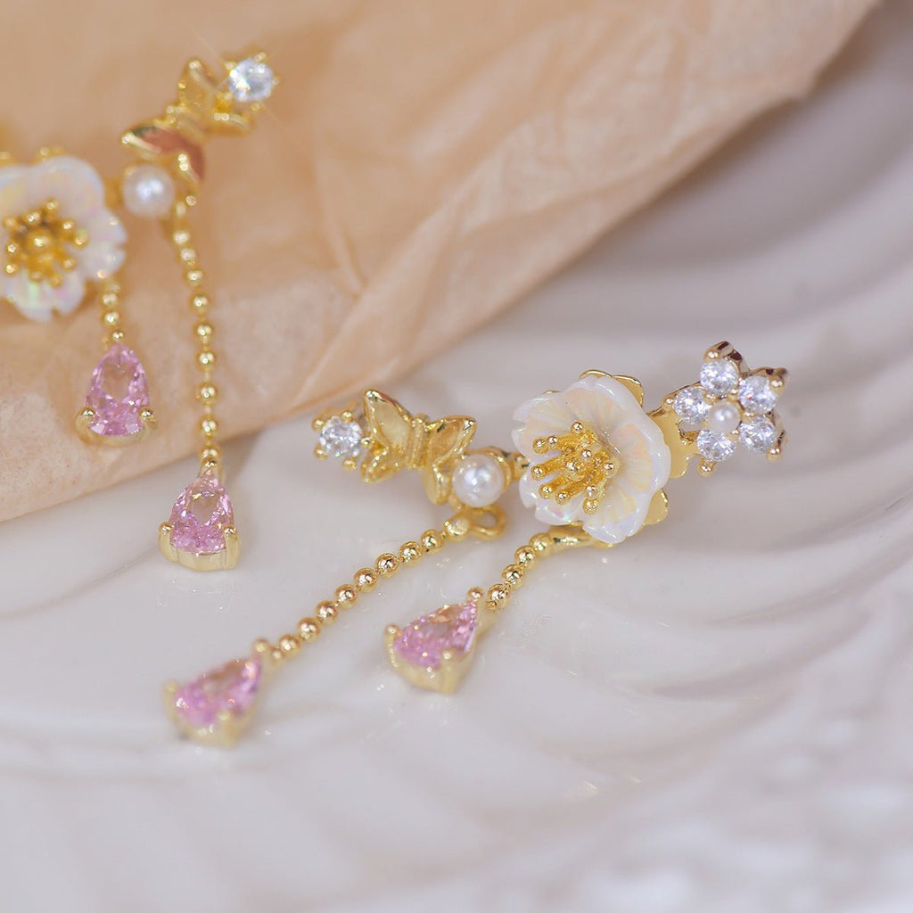 Kirschblüten-Ohrhänger - Gianna