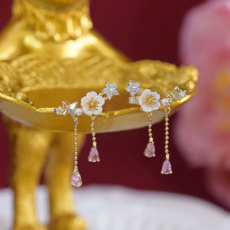 Kirschblüten-Ohrhänger - Gianna