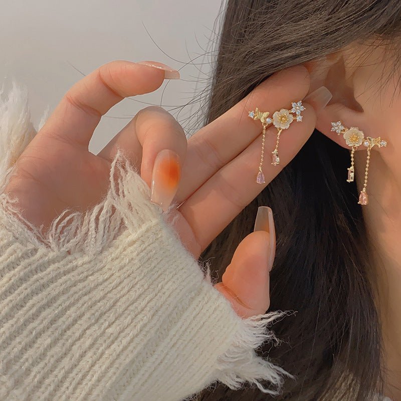 Kirschblüten-Ohrhänger - Gianna